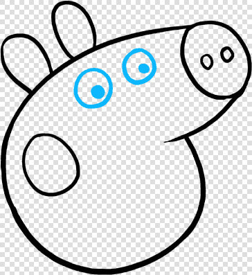 How To Draw Peppa Pig   Easy Peppa Pig Drawing  HD Png DownloadTransparent PNG