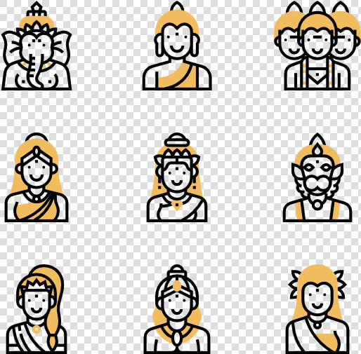 Hindu God   Cartoon The God  HD Png DownloadTransparent PNG