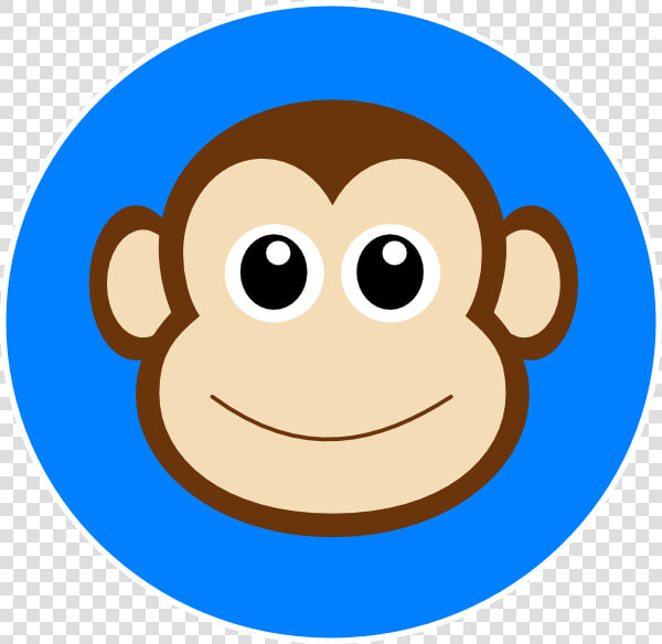 Monkey Topper Svg Clip Arts   Monkey Face Clipart Black And White  HD Png DownloadTransparent PNG