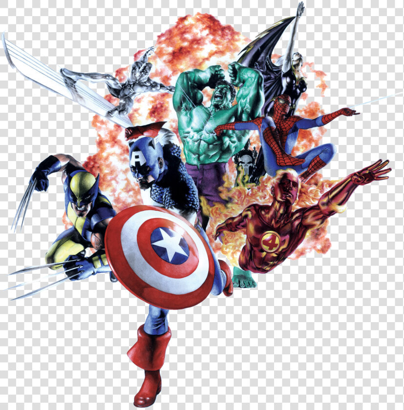 My Heroe Comic The Avengers Png   Marvel Cinematic Universe  Transparent PngTransparent PNG