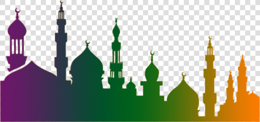 Silhouette Quran Ramadan Illustration Church Islam   Gambar Masjid Vector Png  Transparent PngTransparent PNG