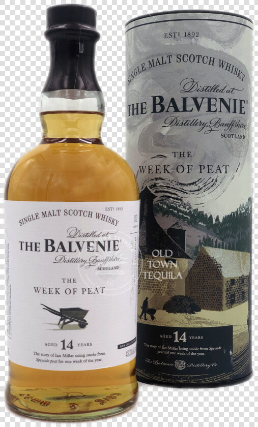 The Balvenie The Week Of Peat 14 Years Single Malt   Balvenie Week Of Peat  HD Png DownloadTransparent PNG