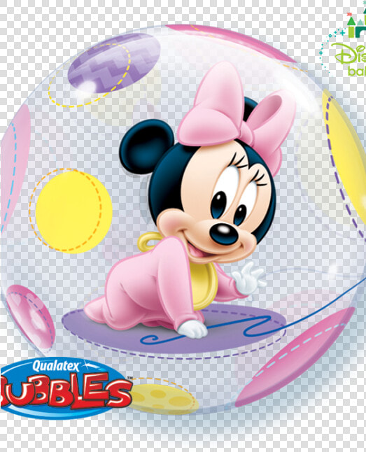 Burbuja Minnie Bebe   Mini Mouse Baby Shower  HD Png DownloadTransparent PNG