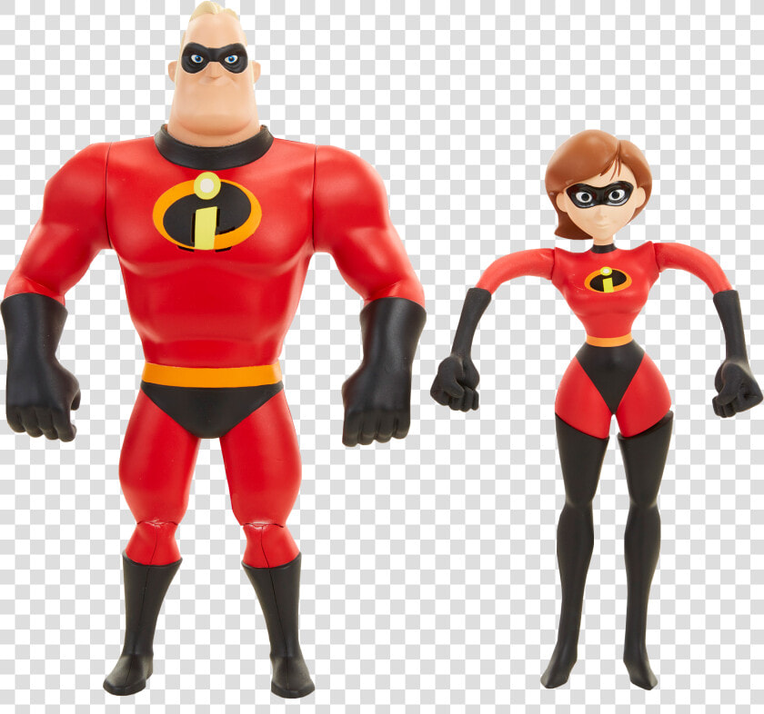 Mr Incredible And Elastigirl Power Couple 12” Action   Elastigirl Power Couple  HD Png DownloadTransparent PNG