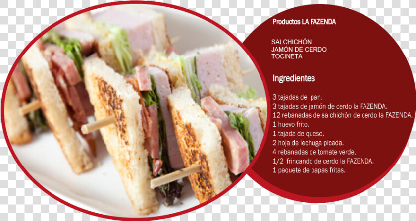 Transparent Club Sandwich Png   Ingredientes De Un Club Sandwich  Png DownloadTransparent PNG