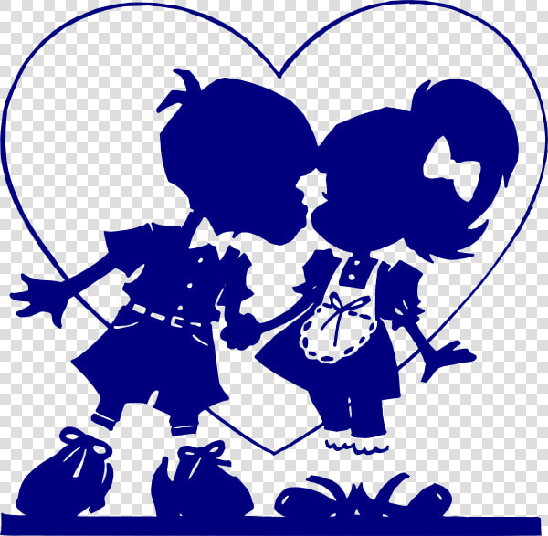 Dark Blue Valentine Kiss2 Svg Clip Arts   Sexy Valentine Clip Art  HD Png DownloadTransparent PNG