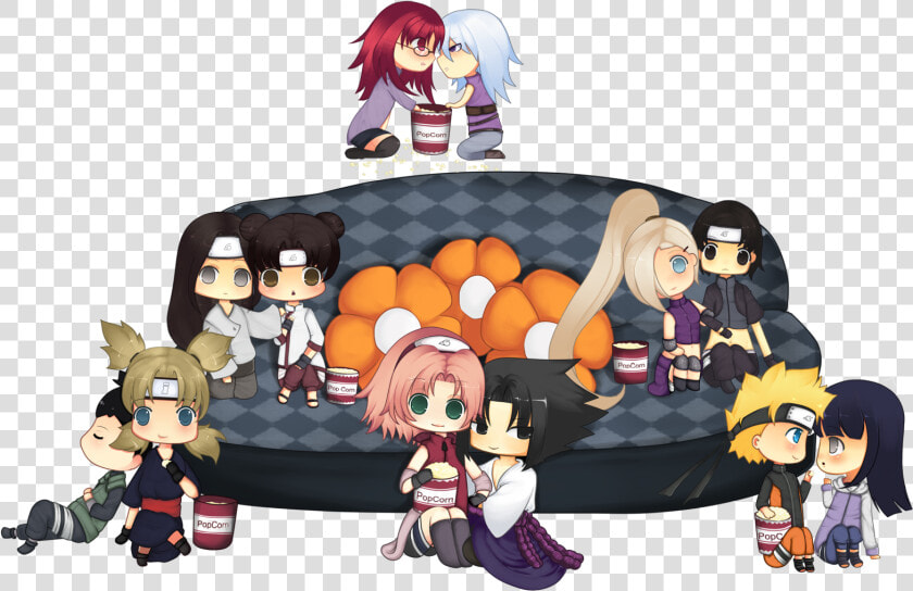 Chibi   Naruhina Sasusaku Shikatema And Saiino  HD Png DownloadTransparent PNG