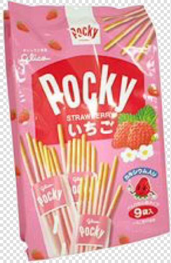 Chocolate Biscuits  Chocolate Coating  Travel Snacks    Strawberry Pocky 9 Bags  HD Png DownloadTransparent PNG