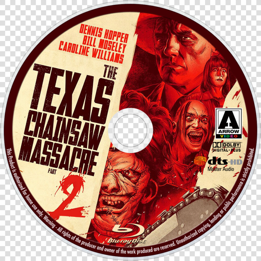 The Texas Chainsaw Massacre 2 Bluray Disc Image   Texas Chainsaw Massacre Caroline Williams  HD Png DownloadTransparent PNG