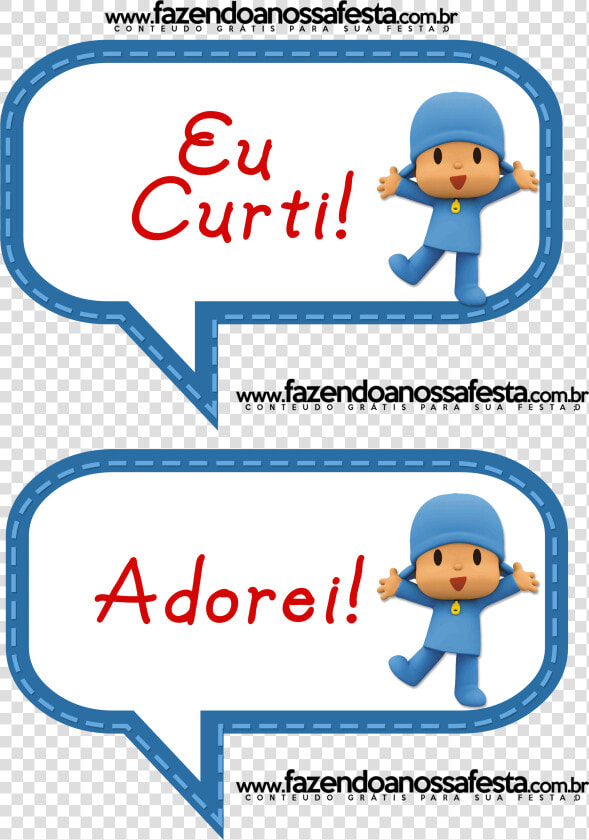 Pocoyo   Png Download   Plaquinhas Para Festa Pocoyo  Transparent PngTransparent PNG