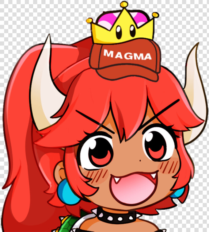 Bowsette Png   Bowsette Red Hair  Transparent PngTransparent PNG