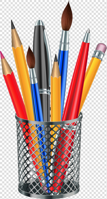 Pencil Brush Clip Art   Transparent Background Pens And Pencils Clipart  HD Png DownloadTransparent PNG