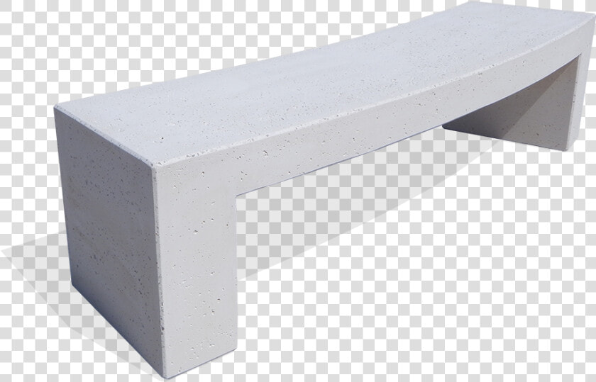 Curved Bench In Travertine Effect Concrete For Urban   Bench  HD Png DownloadTransparent PNG