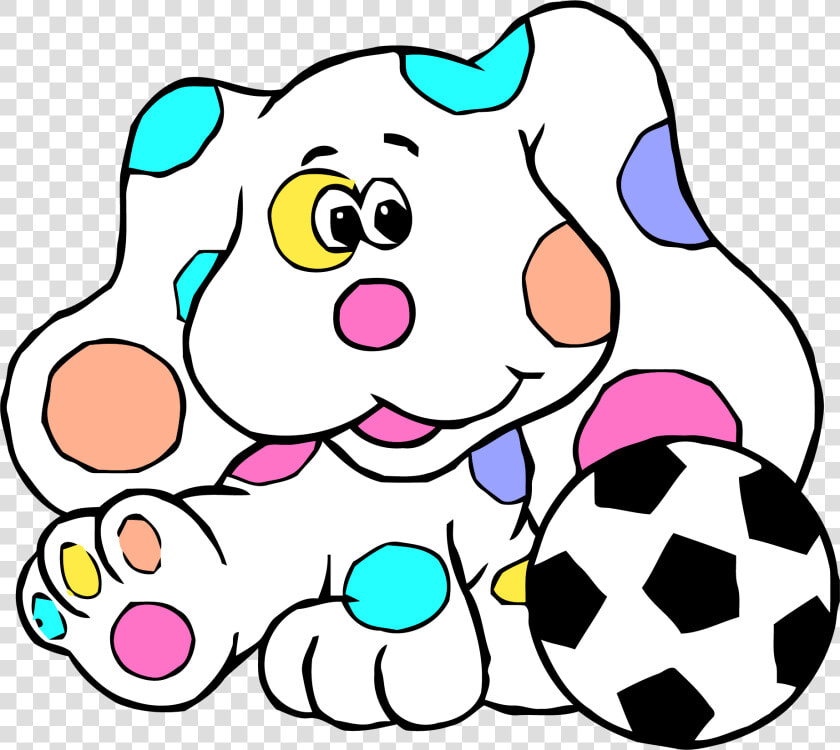 Blue S Clues Clip Art Soccer Ball Clipart Png   Blue  39 s Clues Coloring Page  Transparent PngTransparent PNG