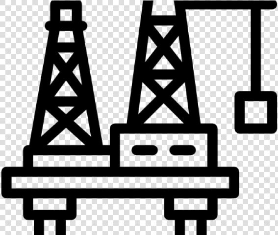 Clip Art Cartoon Oil Rig   Oil And Gas Plant Icon  HD Png DownloadTransparent PNG