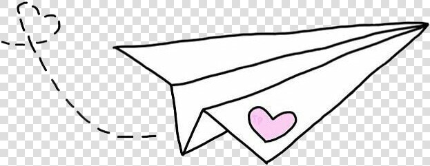 Heart We It Paper Airplane White Clipart   Paper Airplane Heart White  HD Png DownloadTransparent PNG