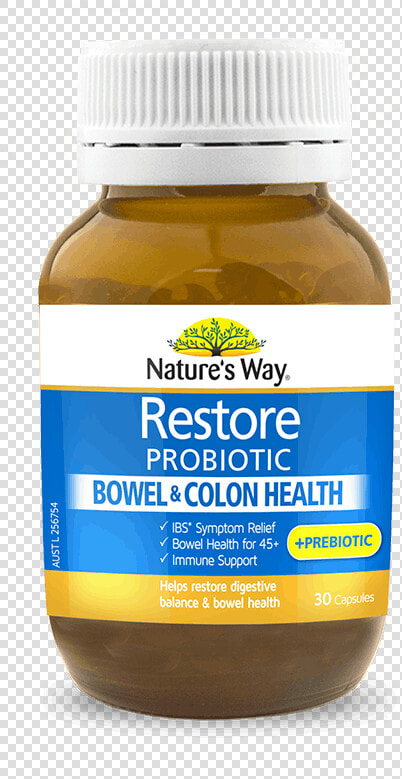 522993 Naturesway Restore Probiotics Bowel Colon Health  HD Png DownloadTransparent PNG