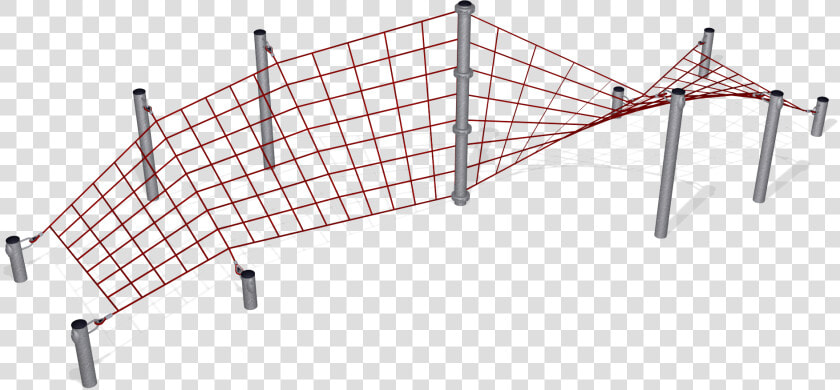 Corkscrew Play Net With Steel Posts   Диаграмма Направленности Яги Уда  HD Png DownloadTransparent PNG