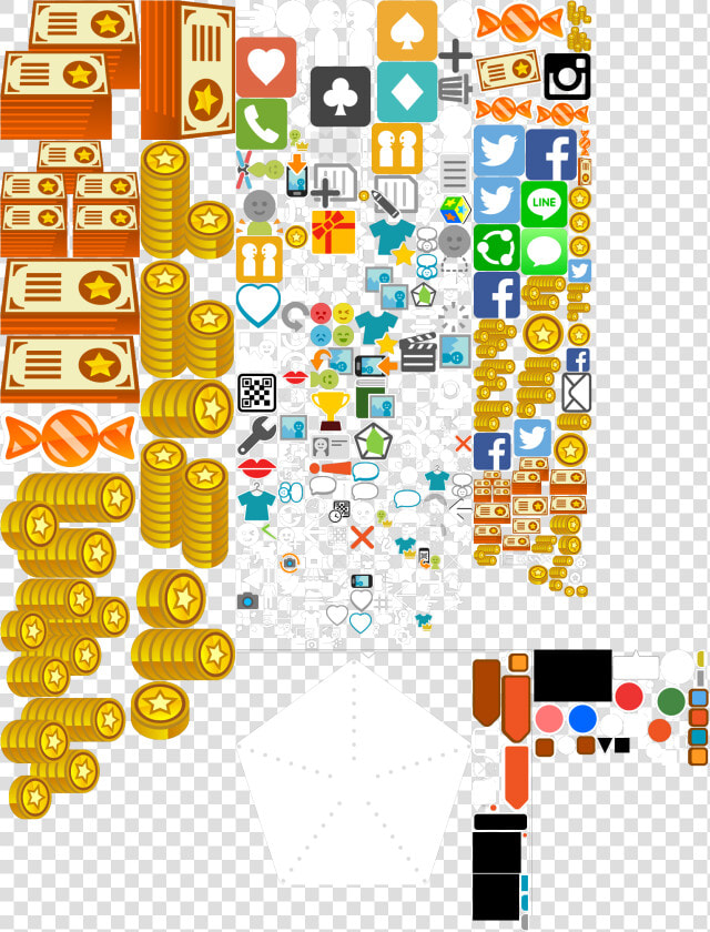 Click For Full Sized Image Icons   Miitomo Icons  HD Png DownloadTransparent PNG