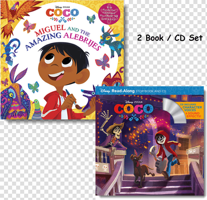 2 Book cd Collection   Miguel And The Amazing Alebrijes  HD Png DownloadTransparent PNG