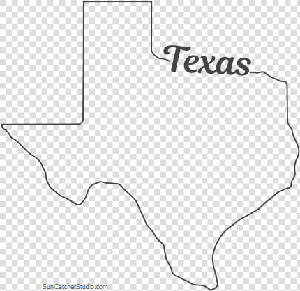 Free Texas Outline With State Name On Border  Cricut  HD Png DownloadTransparent PNG