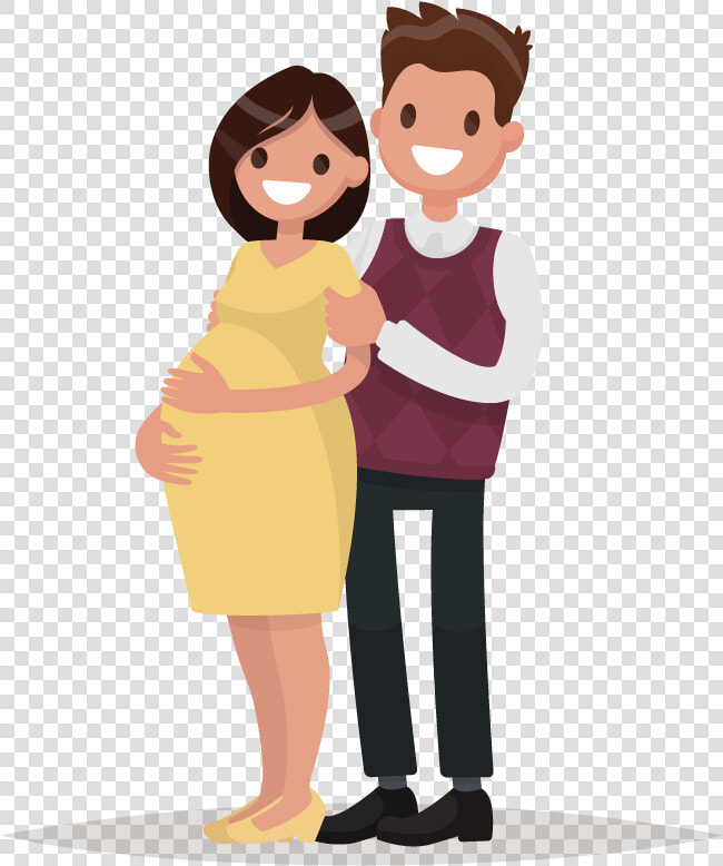 That S Where Parent Step By Step Comes In Parent Step   Pregnant Couple Clipart  HD Png DownloadTransparent PNG