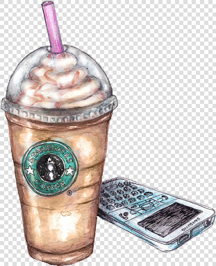 Coffee Starbucks Cafe Tea Frappuccino   Drawing Starbucks Caramel Macchiato  HD Png DownloadTransparent PNG