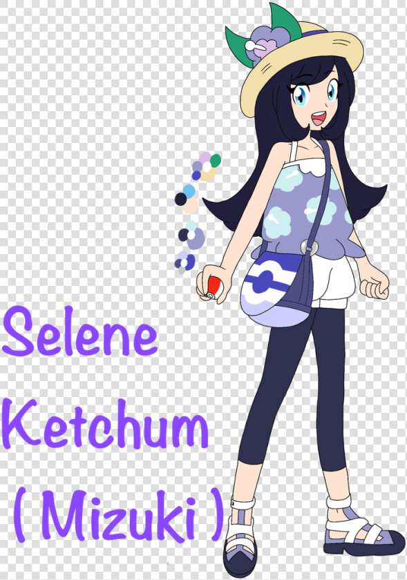 Image   Ash Y Selene Pokemon  HD Png DownloadTransparent PNG