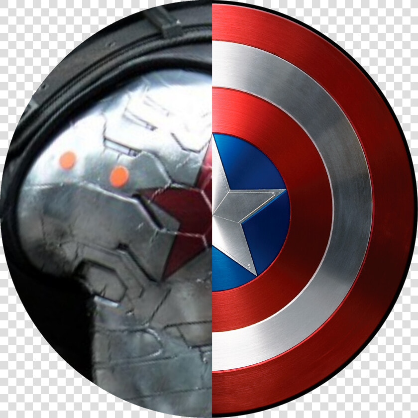 Winter Soldier And Shield Star   Winter Soldier Captain America Shield  HD Png DownloadTransparent PNG