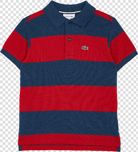 Navy  amp  Red Striped Petit Pique Polo Shirt   Polo Shirt  HD Png DownloadTransparent PNG