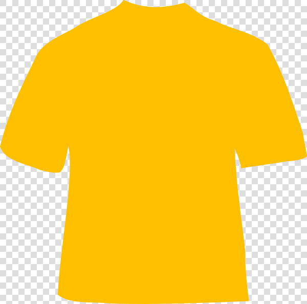 Clipart Shirt Orange Shirt   Yellow Gold Shirt Template  HD Png DownloadTransparent PNG