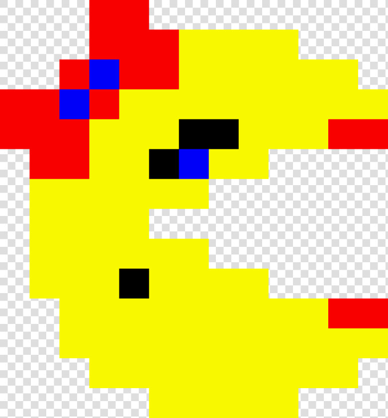 Ms Pacman Png   Ms Pac Man Pixel Art  Transparent PngTransparent PNG