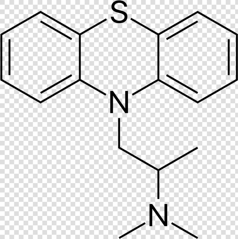 Transparent Promethazine Png   Phenothiazine Chemical Structure  Png DownloadTransparent PNG