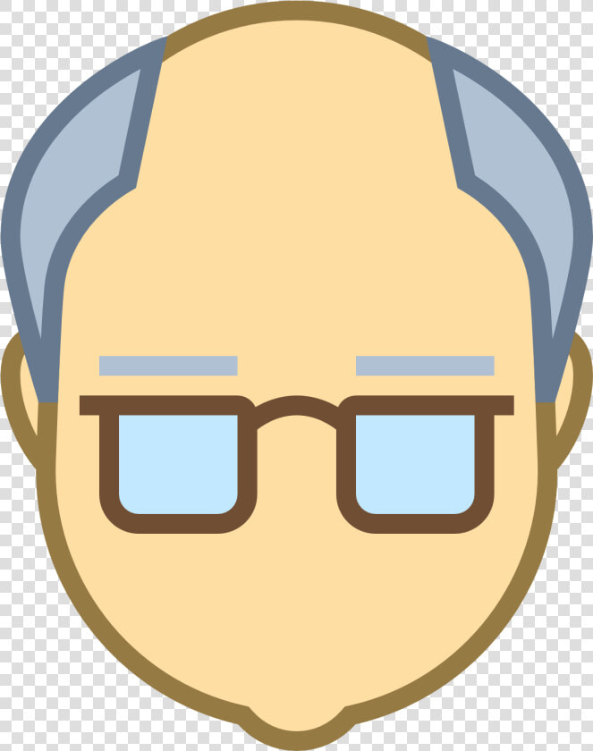 Old Man At Computer   Cartoon Old Person Face  HD Png DownloadTransparent PNG