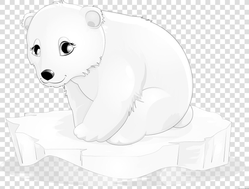 Download Polar Bear Clipart   Transparent Polar Bear Cartoon  HD Png DownloadTransparent PNG