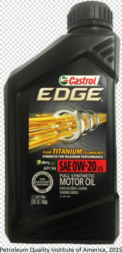 Front Label   Castrol Edge Synthetic 5w20  HD Png DownloadTransparent PNG