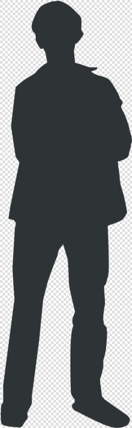 Person Outline Vector   Person Standing Clipart  HD Png DownloadTransparent PNG