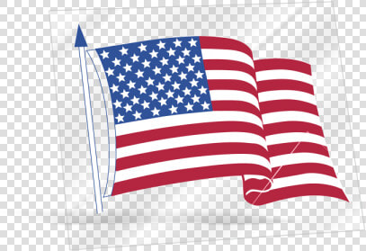 Waving American Flag Static Cling Sticker   Waving American Flag  HD Png DownloadTransparent PNG