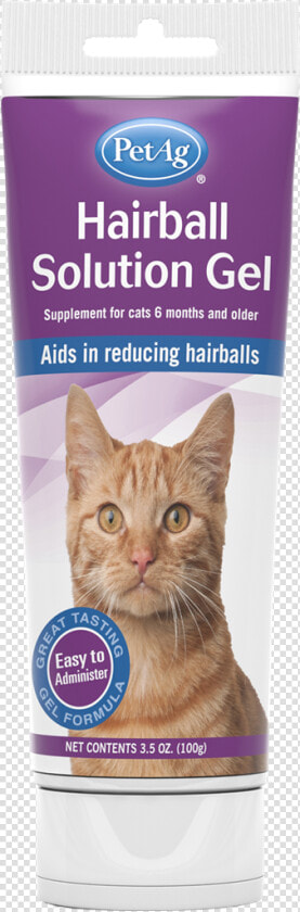 56508 1   Hairball Solution Gel Supplement For Cats  HD Png DownloadTransparent PNG