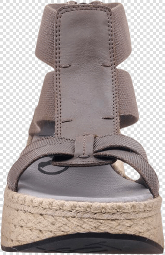 Womens Cannonball Wedge Sandal In Zinc Front View   Strap  HD Png DownloadTransparent PNG