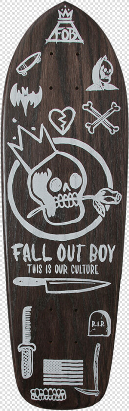 Fall Out Boy Skateboard Deck  HD Png DownloadTransparent PNG