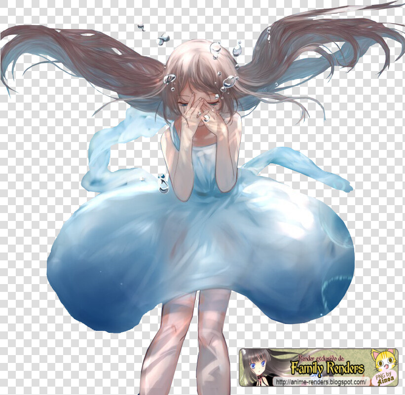 Girl Drowning In Her Tears  HD Png DownloadTransparent PNG