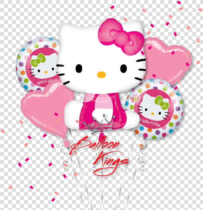 Hello Kitty 1png   Happy Birthday Hello Kitty With Balloons  Transparent PngTransparent PNG