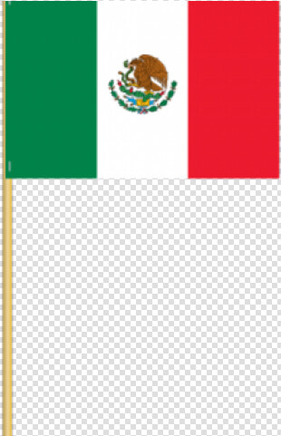 Mexico Flag Png Transparent Images   Mexican Flag On A Stick  Png DownloadTransparent PNG