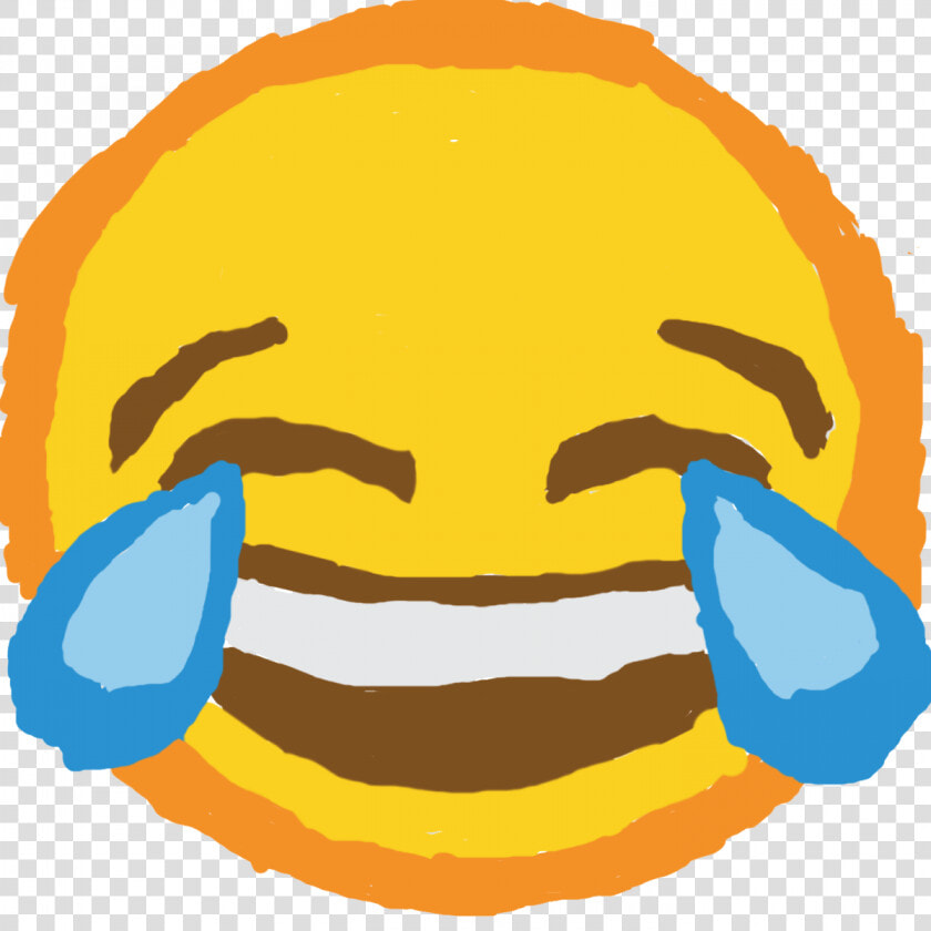 Emot Ketawa   Laughing Crying Emoji Deep Fried  HD Png DownloadTransparent PNG