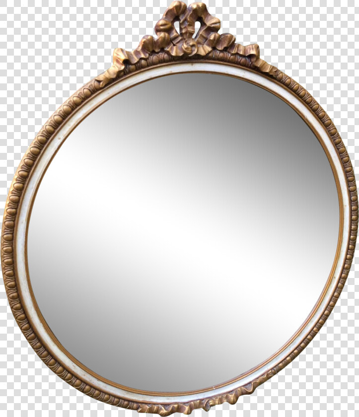 Vintage Gilt Round Mirror Chairish Associated With   Circle  HD Png DownloadTransparent PNG