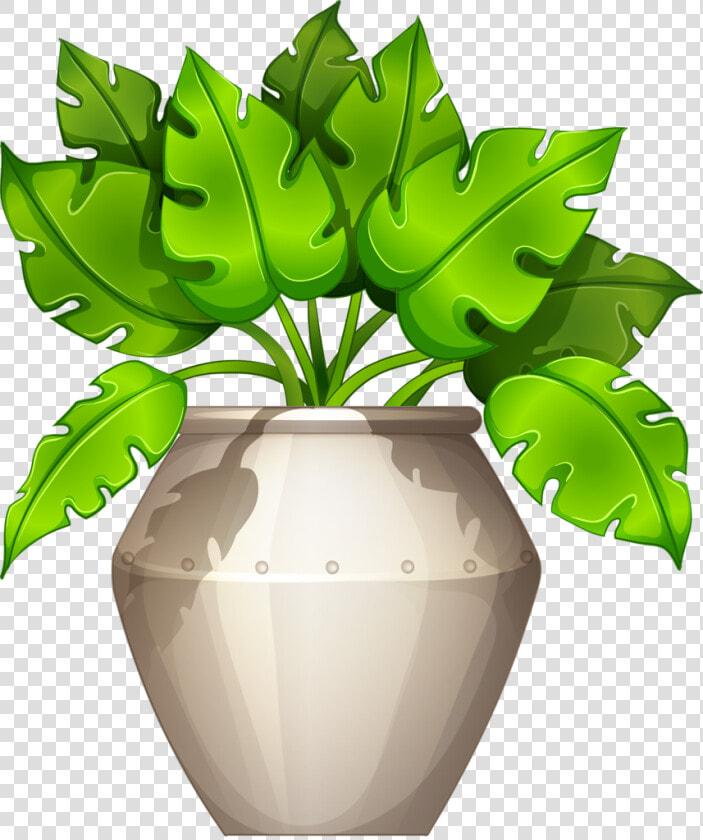 Cartoon Stickers  Art Furniture  Flower Pots  Potted  HD Png DownloadTransparent PNG