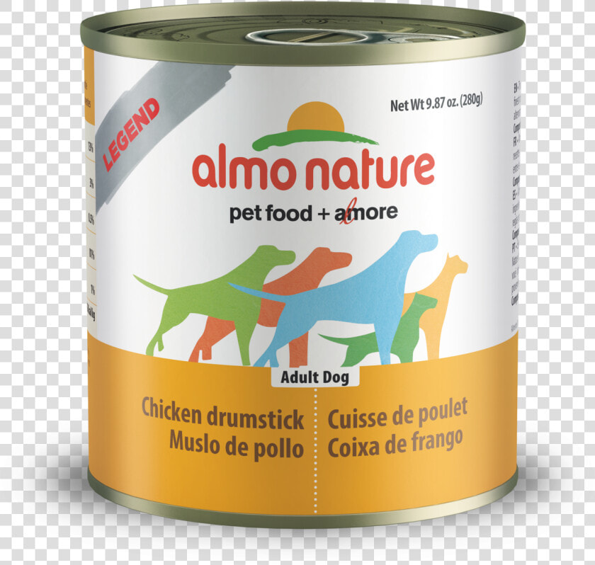 Almo Nature Dog Hqs Legend Chicken Drumstick 12 Cans   Almo Nature Cat Cans 140g Chicken And Pumpkin  HD Png DownloadTransparent PNG