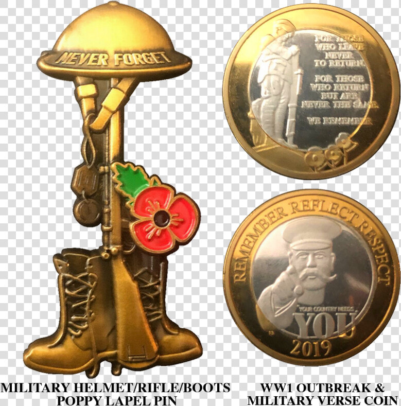 Proudly Served Veterans Soldier Rifle boot helmet Pin   Quarter  HD Png DownloadTransparent PNG