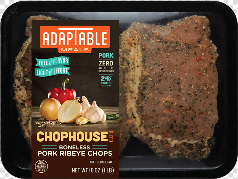 Adaptable Pork Ribeye Chops Boneless Blend Chophouse  HD Png DownloadTransparent PNG